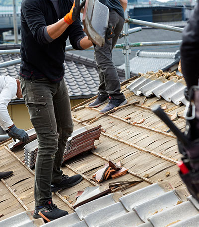 屋根葺き替え工事